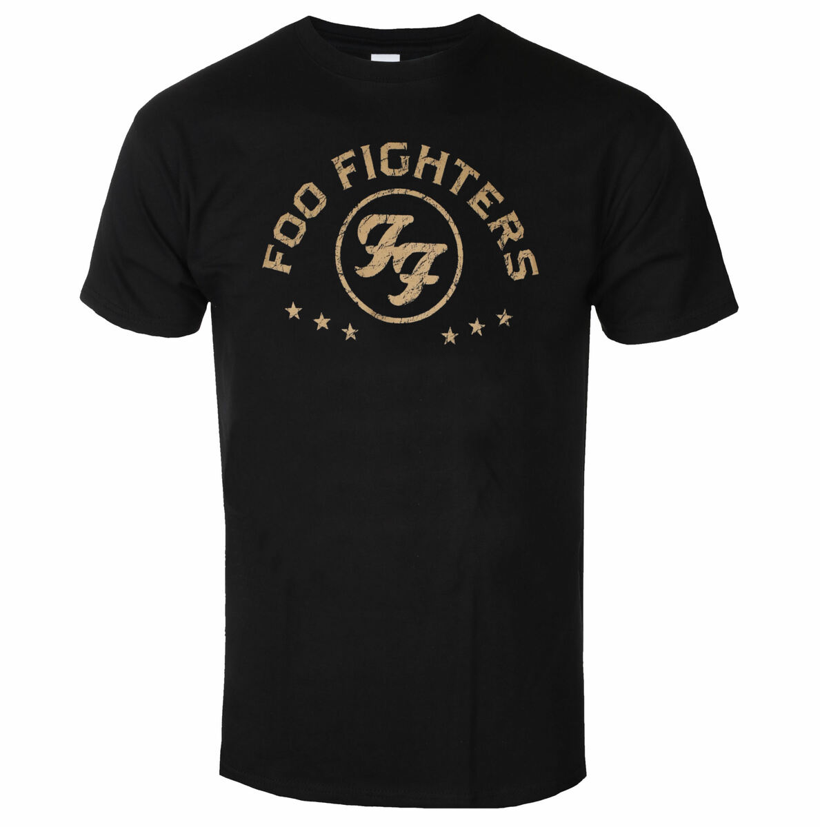 Men's T-shirt Foo Fighters - Arched Stars - Black - ROCK OFF S