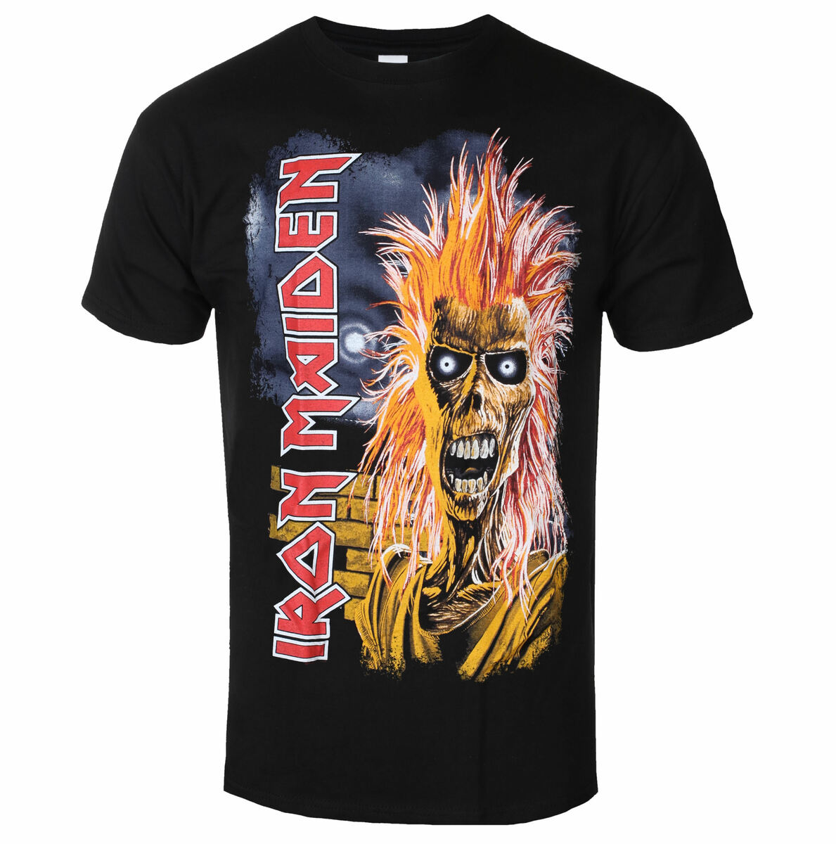 Men's T-shirt Iron Maiden - First Album Tracklist V3 BL - ROCK OFF S