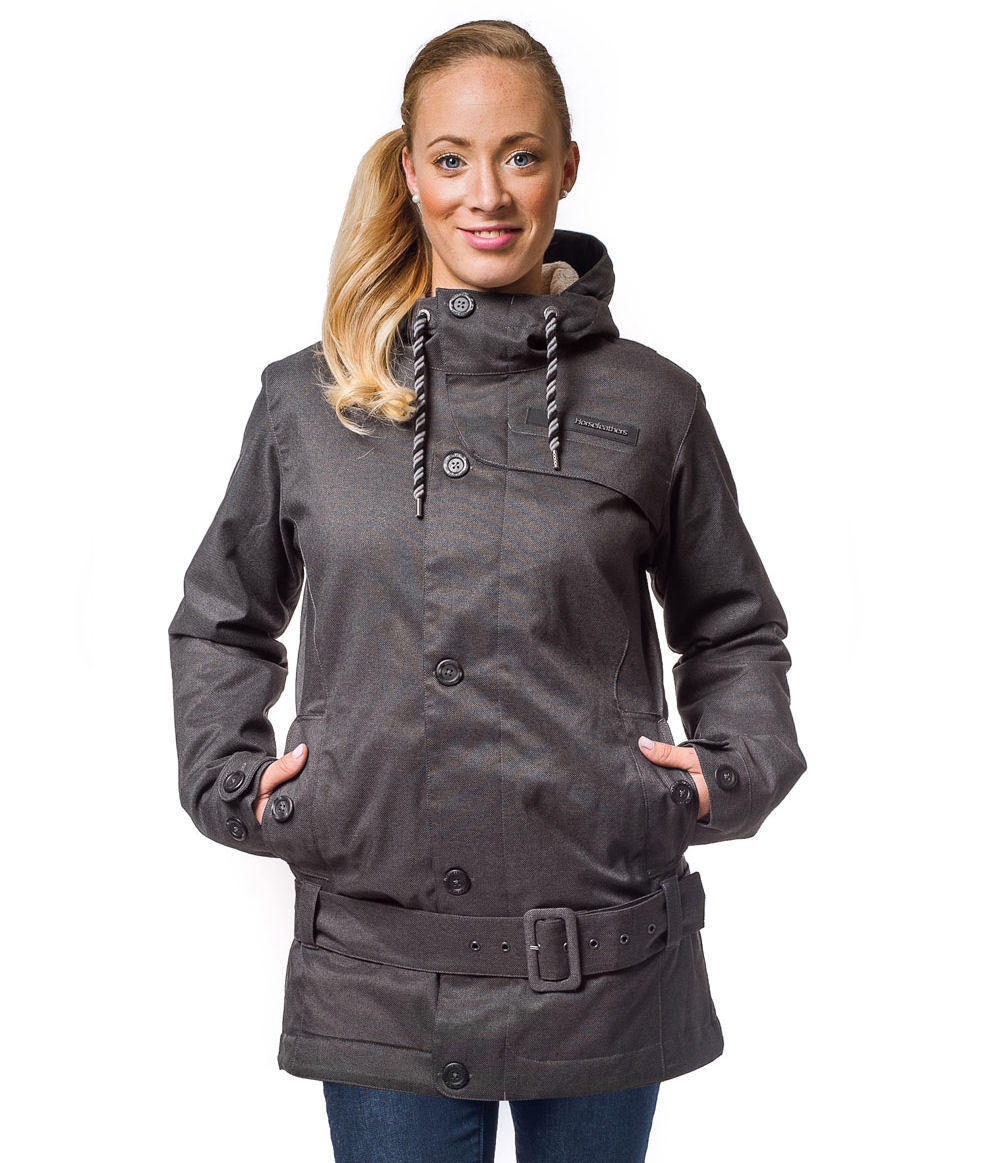 Jacket Women's Winter Horsefeathers - TRINITY - Anthracite XL