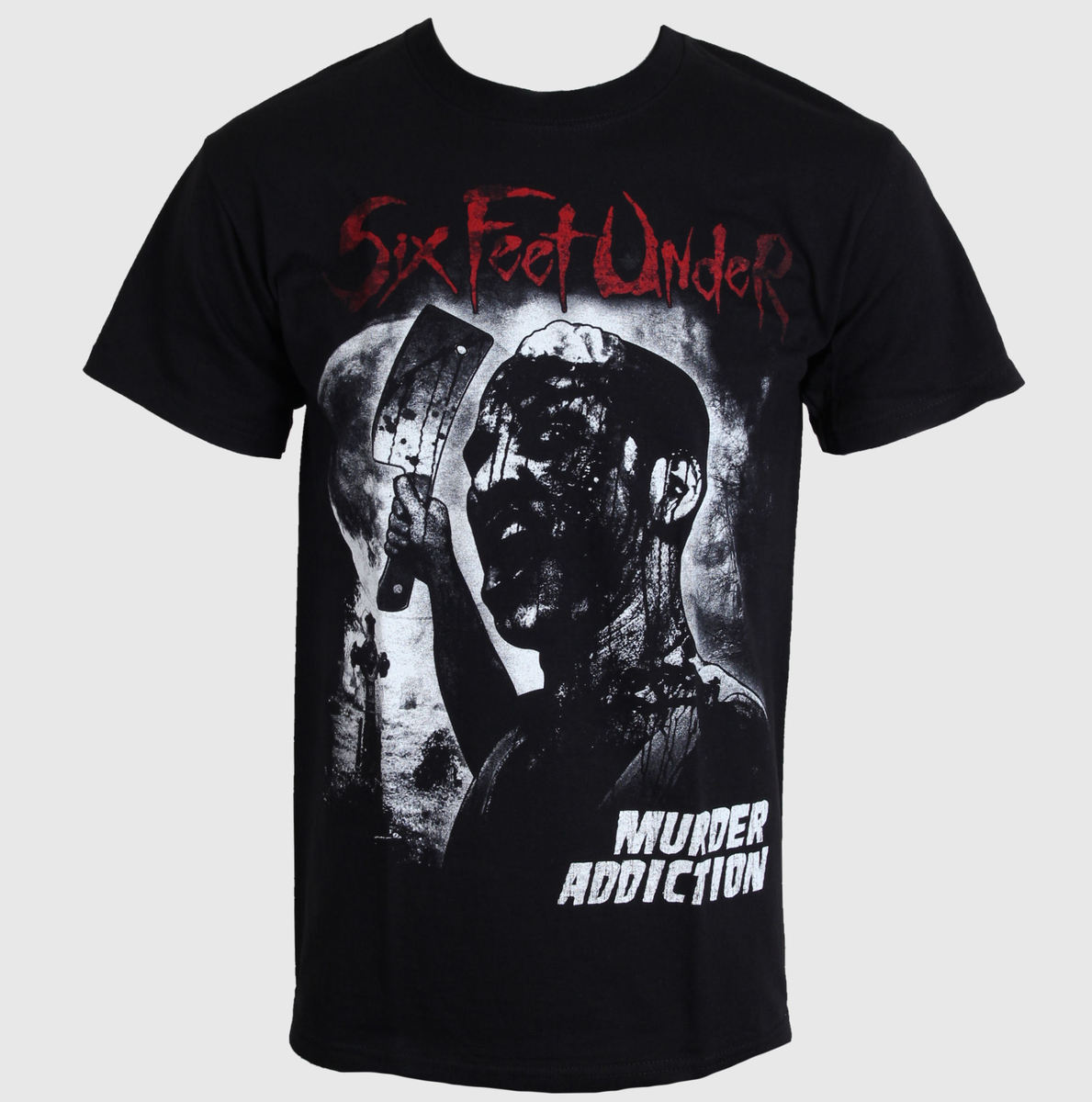 T-shirt Men Six Feet UNDER - Murder Addiction - Black - ART WORX L