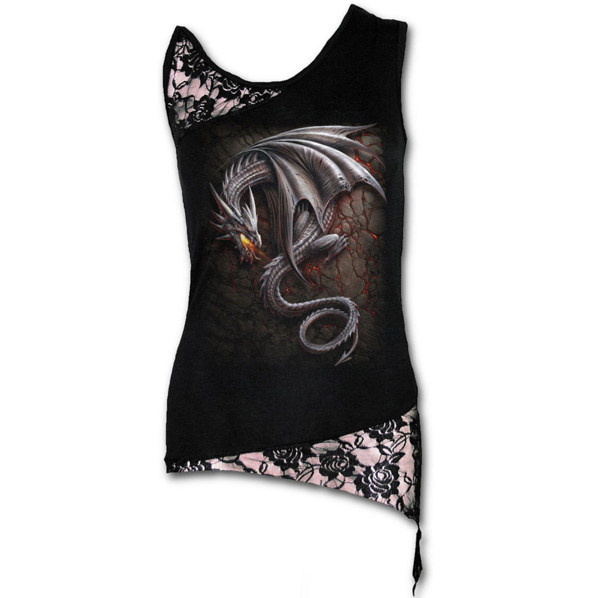 Top Women SPIRAL - Obsidian - Black XXL