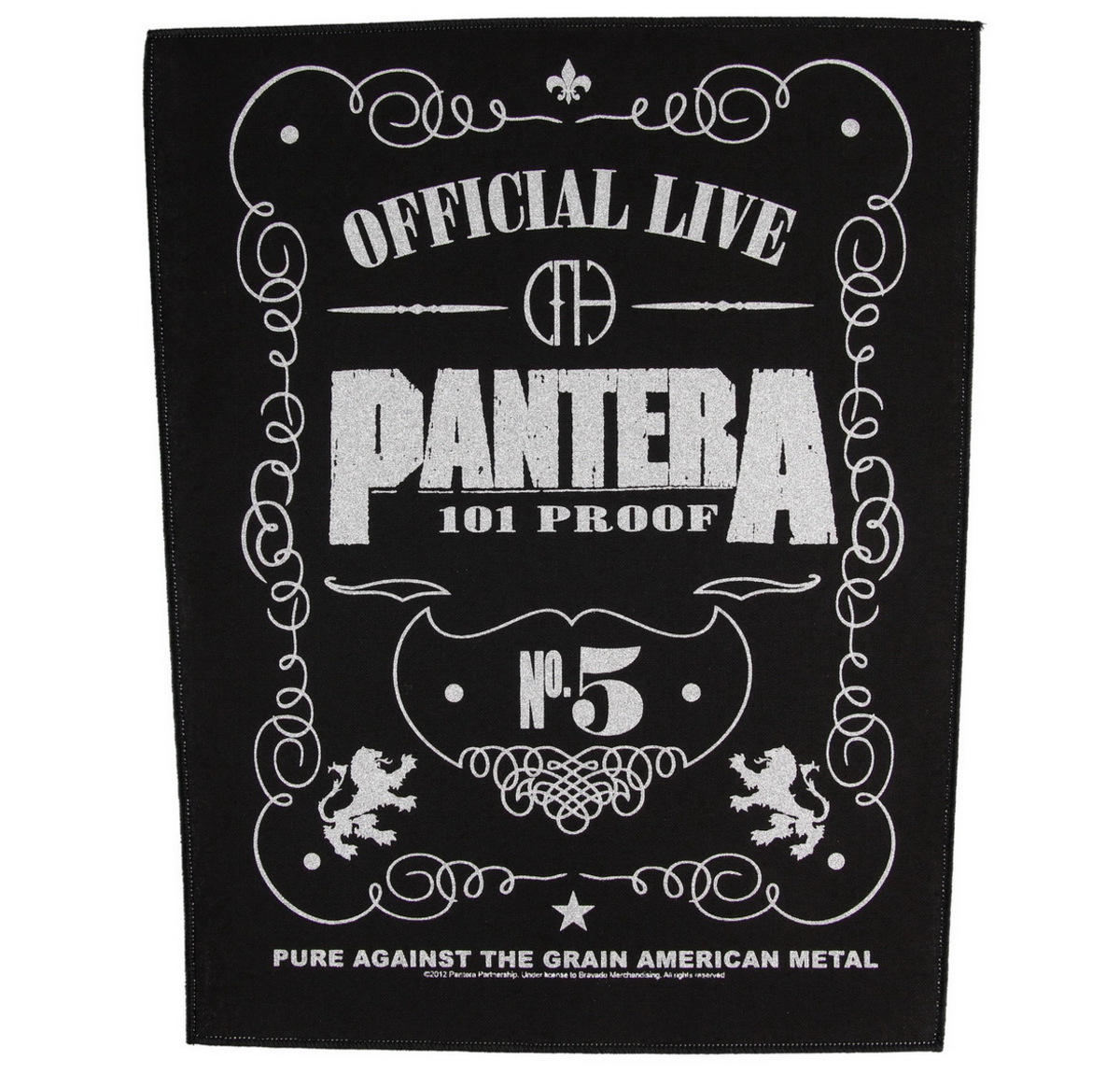 Patch Large Pantera - 101% Proof - RAZAMATAZ