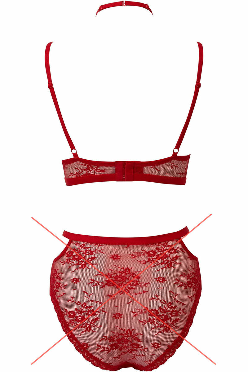 Women's Bra KILLSTAR - Sheer Evil - Red XXL