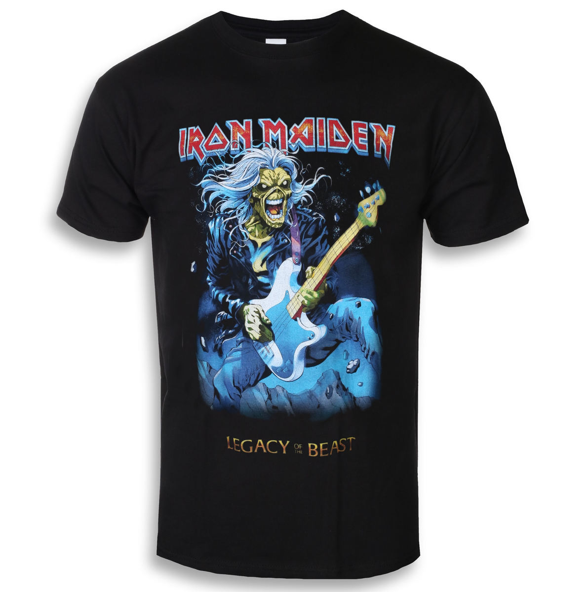 Men's T-shirt Iron Maiden - Eddie On Bass - ROCK OFF M