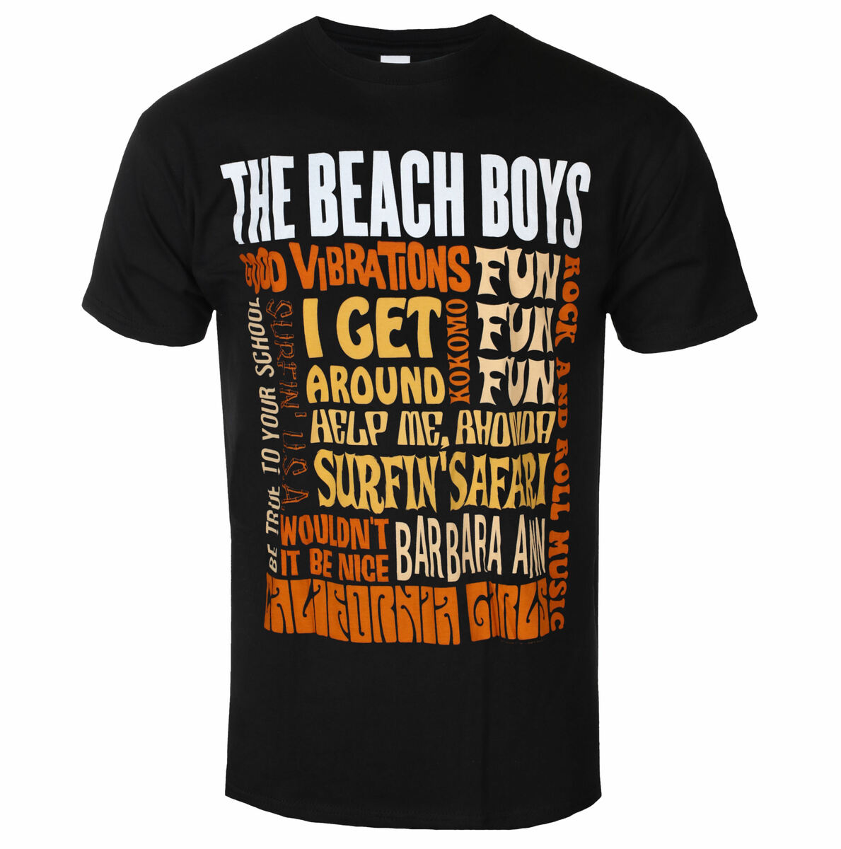 Men's T-shirt Beach Boys - Best Of - BLACK - ROCK OFF XL