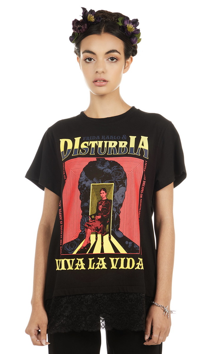 T-shirt Hardcore Women's - Frida Dreams - DISTURBIA M