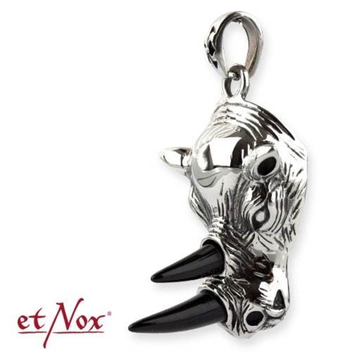 Pendant ETNOX - Black Horn Rhino